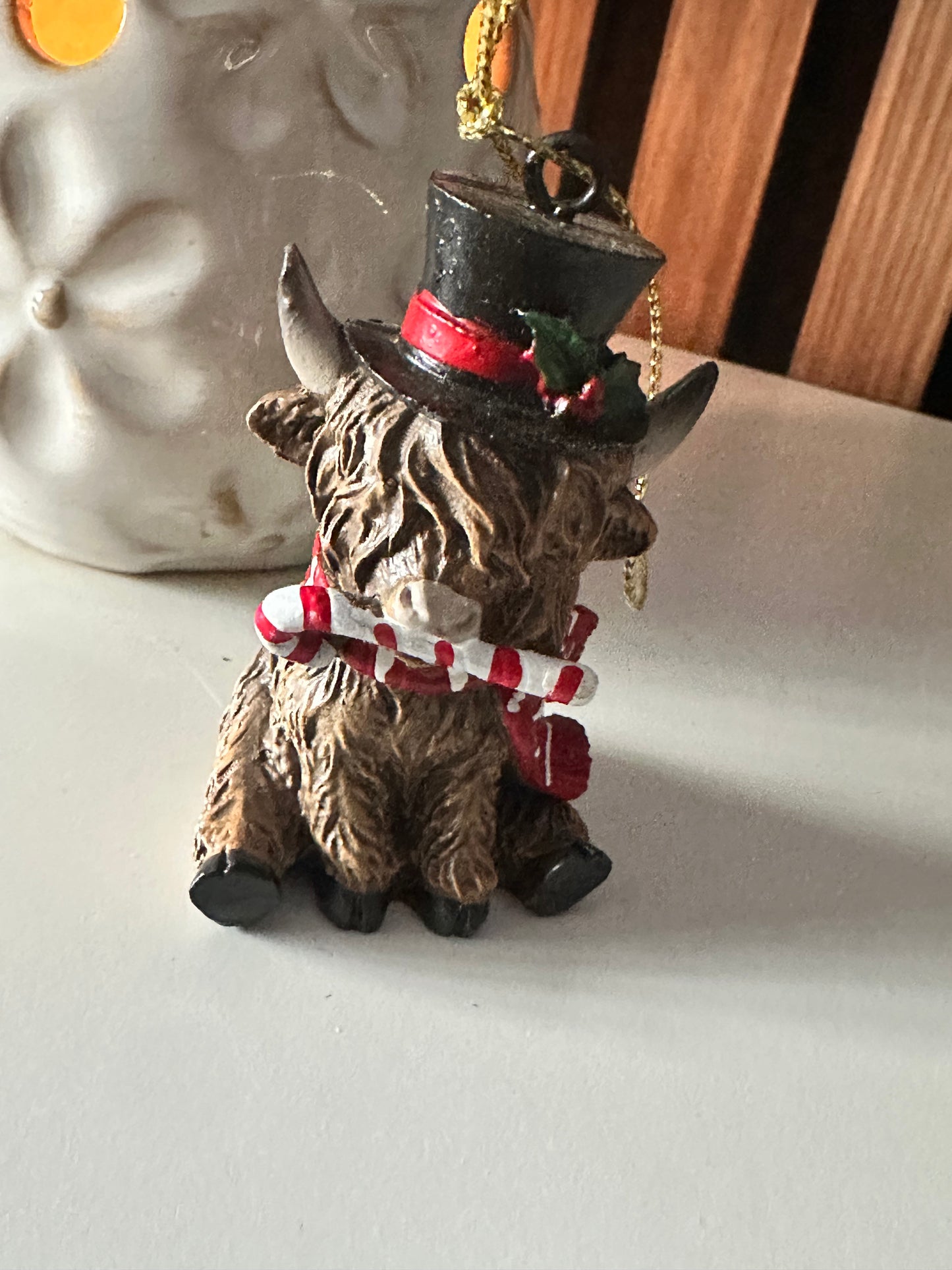 Christmas Highland Cow Tree Hangers Choice of Four