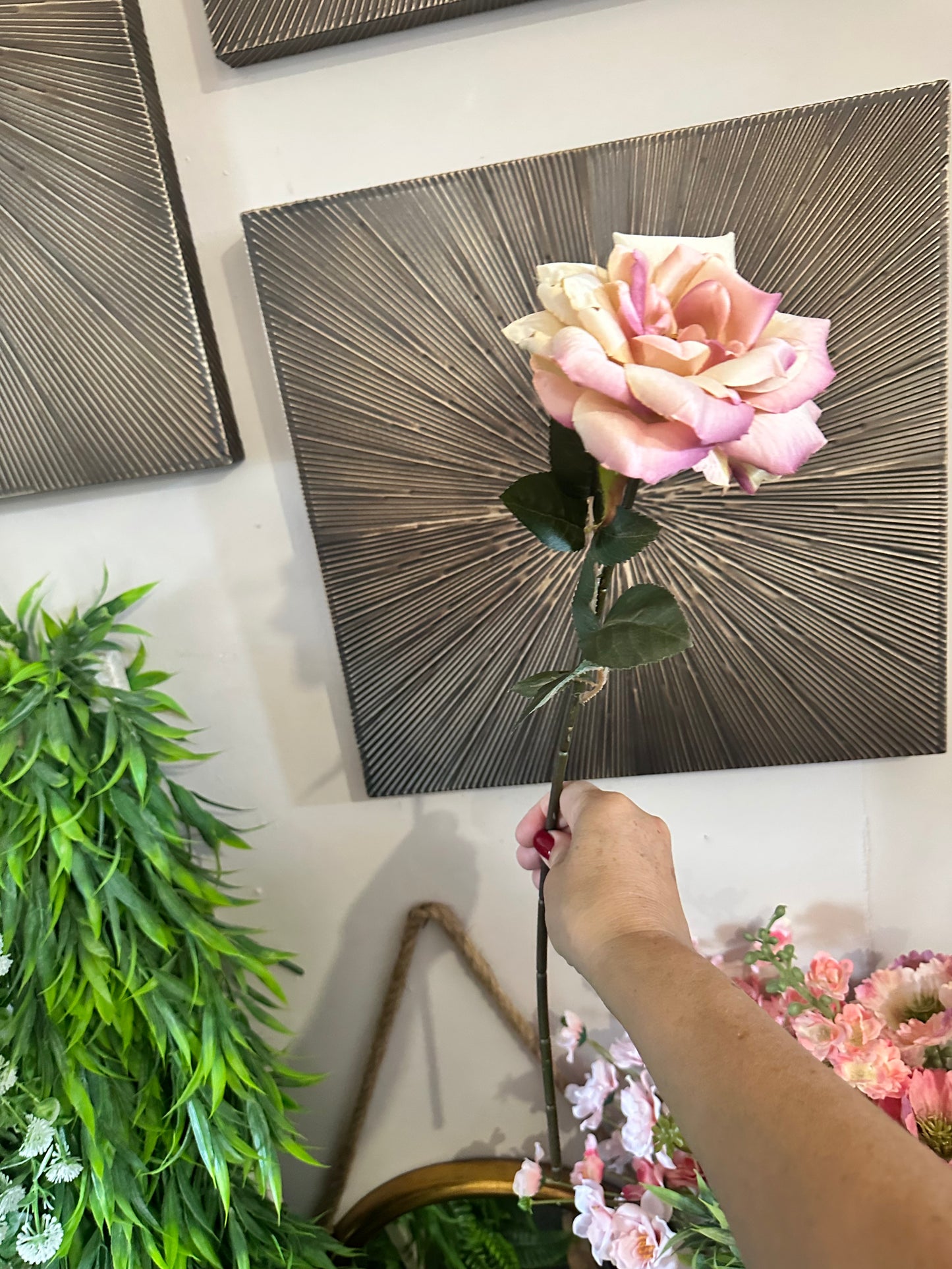 Hallie Rose Cream Pink