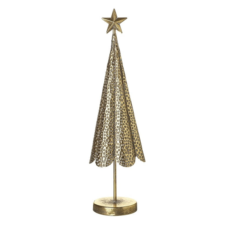 Gold Metal Christmas Tree