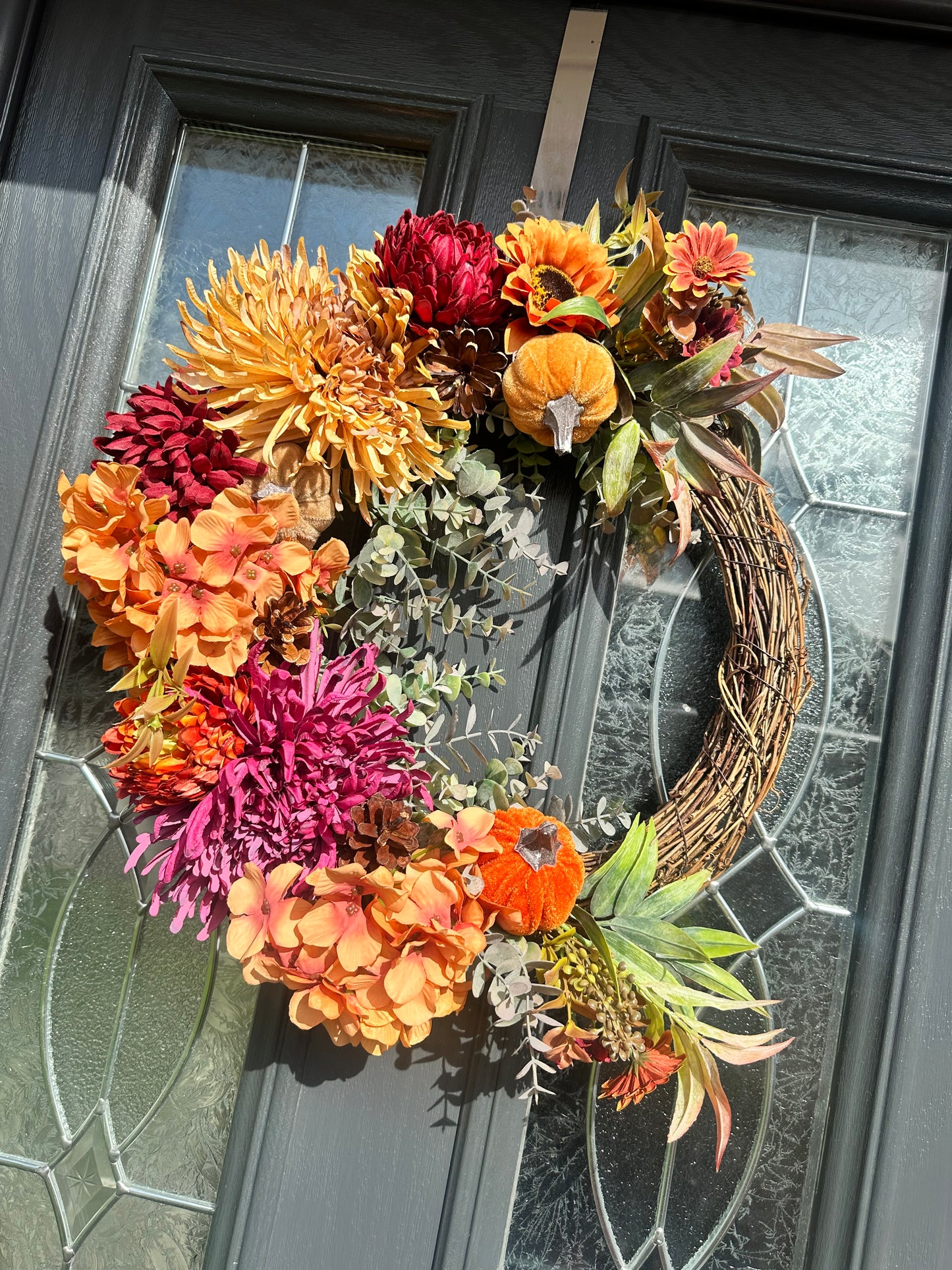 Autumnal Wreath 35cm Base