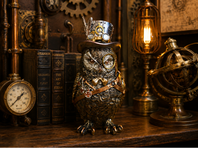 Steampunk Owl
