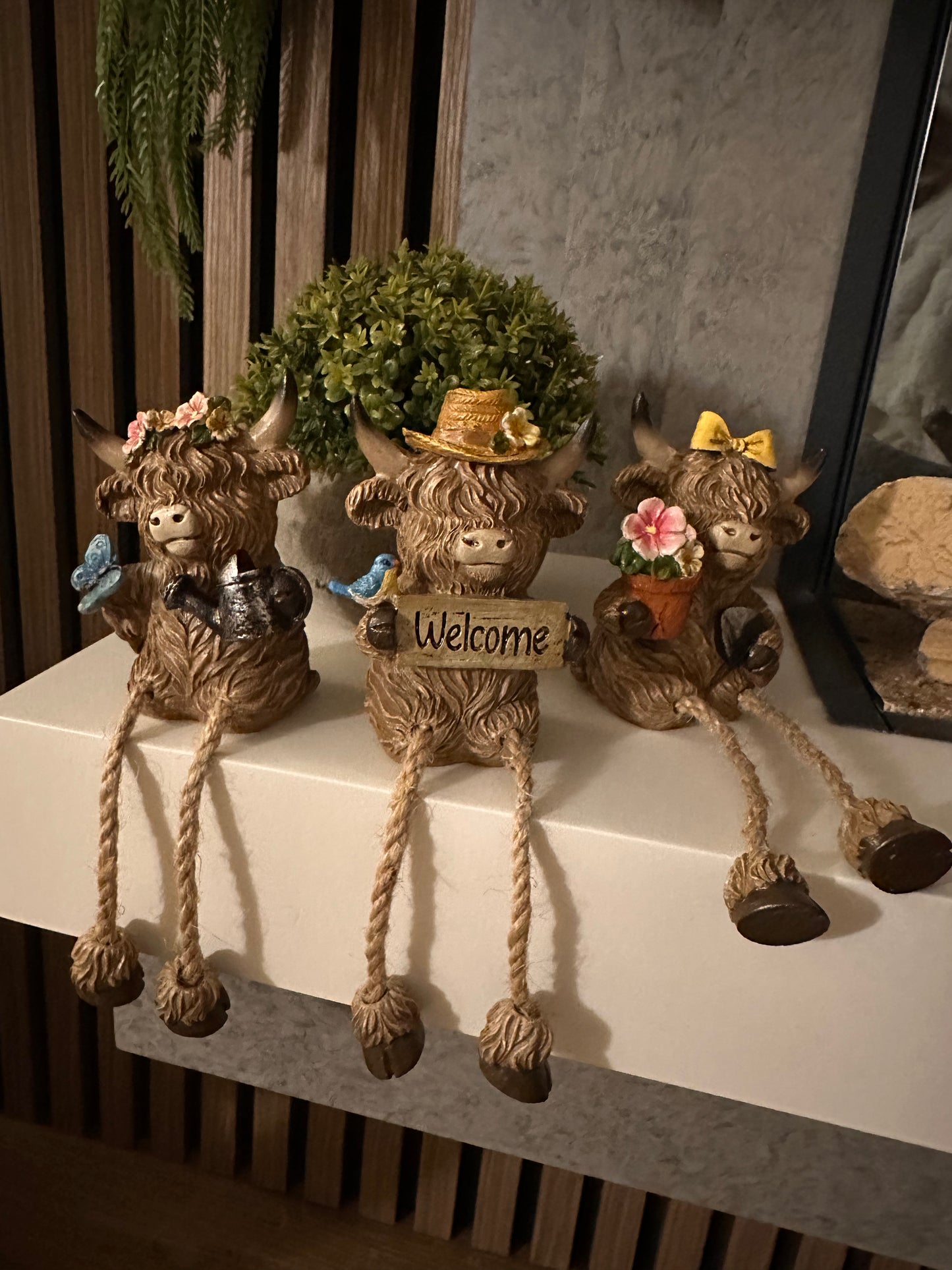 Highland Cow Shelf Sitters | Choice of 3