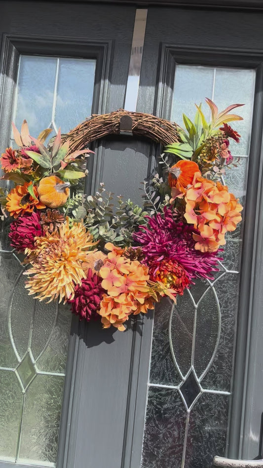 Autumnal Wreath 35cm Base